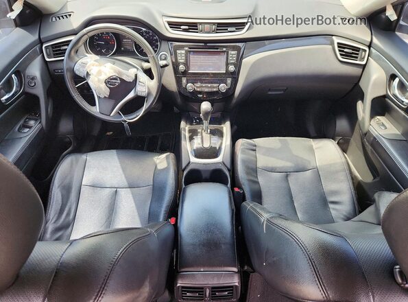 5N1AT2MV4GC804707 2016 NISSAN ROGUE Gray წინა პანელის ხედი
