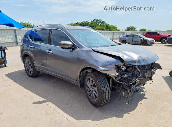 5N1AT2MV4GC804707 2016 NISSAN ROGUE Gray წინა მარჯვენა
