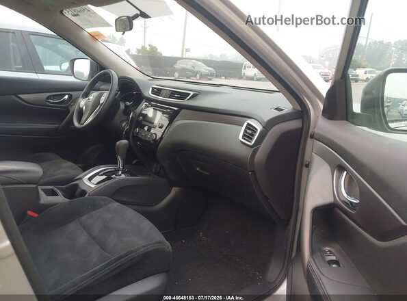 5N1AT2MV4GC819627 2016 NISSAN ROGUE Серебряный Вид салона спереди