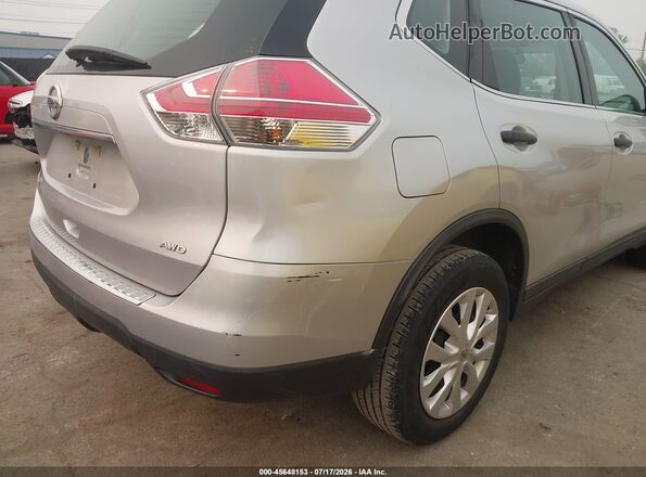 5N1AT2MV4GC819627 2016 NISSAN ROGUE Серебряный Вид спереди