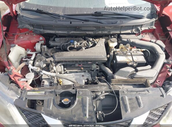 5N1AT2MV4GC843734 2016 NISSAN ROGUE Red Вид ззаду