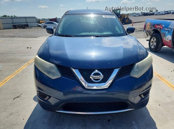 5N1AT2MV4GC847217 2016 NISSAN ROGUE Синий Вид спереди