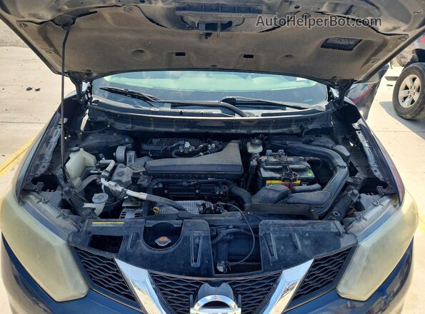 5N1AT2MV4GC847217 2016 NISSAN ROGUE Синий Вид подкапотного пространства