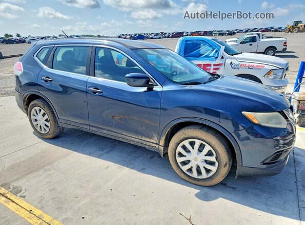 5N1AT2MV4GC847217 2016 NISSAN ROGUE Синий Передняя правая четверть