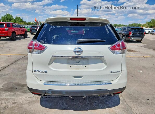 5N1AT2MV4GC849579 2016 NISSAN ROGUE Белый Вид сзади