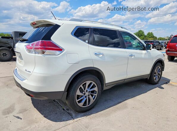 5N1AT2MV4GC849579 2016 NISSAN ROGUE Белый Задняя правая четверть