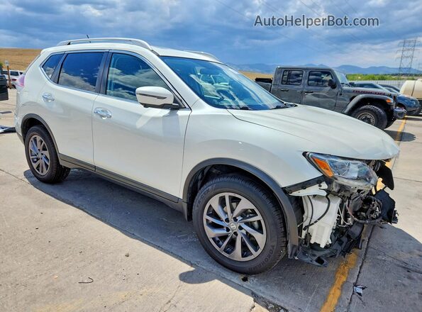 5N1AT2MV4GC849579 2016 NISSAN ROGUE Белый Передняя правая четверть