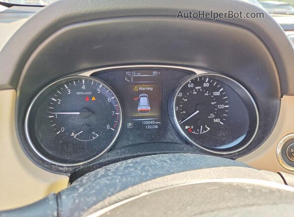 5N1AT2MV4GC865829 2016 NISSAN ROGUE Blue Instrument cluster view