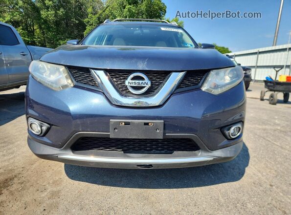 5N1AT2MV4GC865829 2016 NISSAN ROGUE Blue Front view