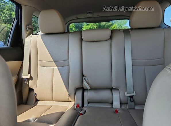 5N1AT2MV4GC865829 2016 NISSAN ROGUE Blue Rear seats view