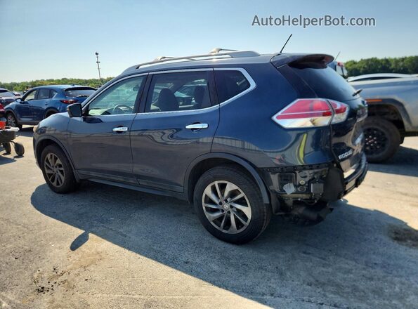 5N1AT2MV4GC865829 2016 NISSAN ROGUE Blue Rear left