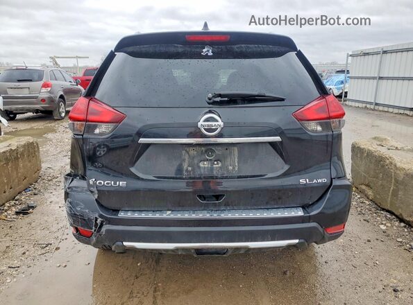 5N1AT2MV4HC762301 2017 NISSAN ROGUE Black Widok z tyłu