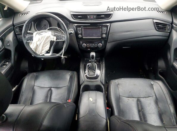 5N1AT2MV4HC762301 2017 NISSAN ROGUE Black Widok deski rozdzielczej