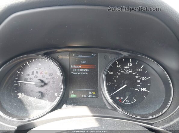 5N1AT2MV4HC808385 2017 NISSAN ROGUE Синий Вид задних сидений