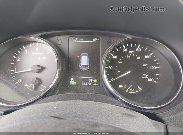 5N1AT2MV4HC817829 2017 NISSAN ROGUE Синий Вид задних сидений