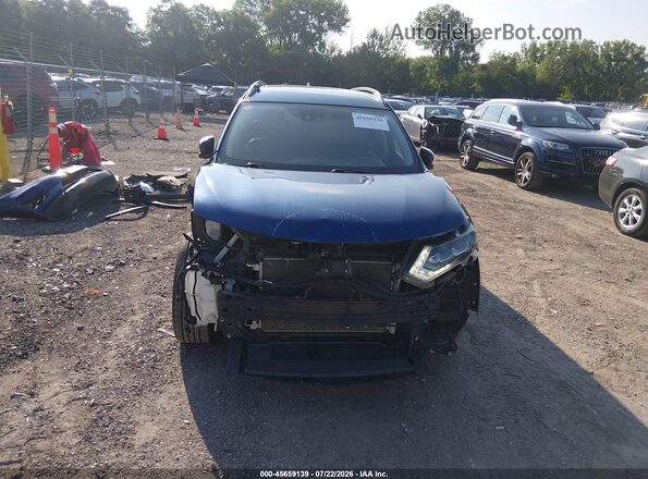 5N1AT2MV4HC817829 2017 NISSAN ROGUE Синий Вид щитка приборов