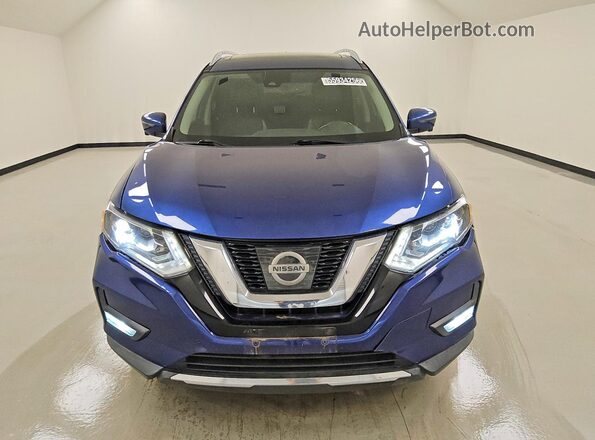 5N1AT2MV4HC829205 2017 NISSAN ROGUE Blue Front view