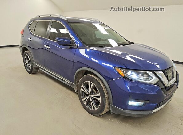 5N1AT2MV4HC829205 2017 NISSAN ROGUE Blue Front right
