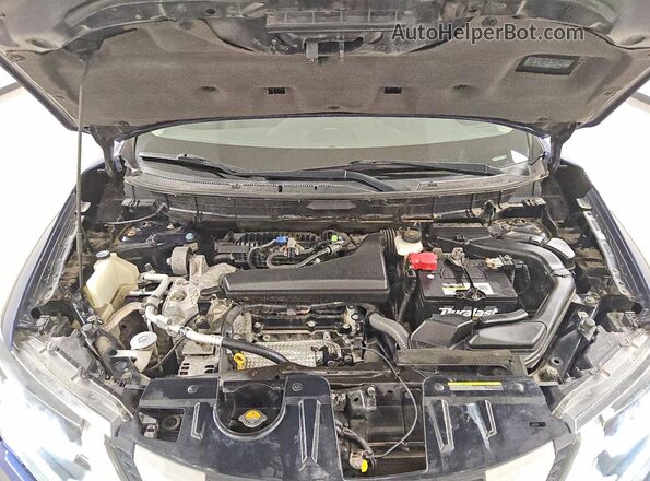 5N1AT2MV4HC829205 2017 NISSAN ROGUE Blue Engine compartment view