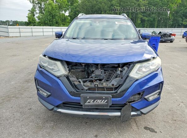 5N1AT2MV4HC847185 2017 NISSAN ROGUE Синий Вид спереди