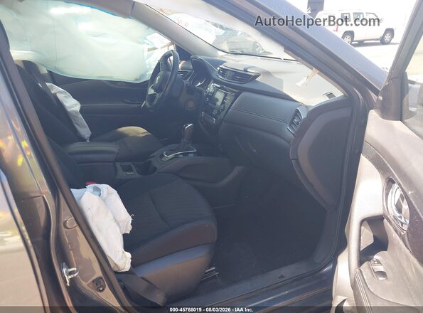 5N1AT2MV4HC849728 2017 NISSAN ROGUE Gray Widok wnętrza z przodu