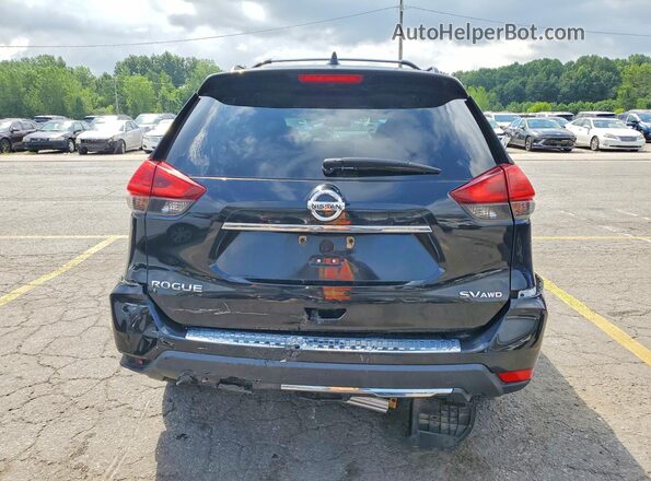 5N1AT2MV4HC879232 2017 NISSAN ROGUE Black Rear view