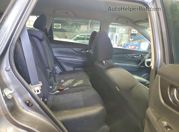5N1AT2MV4JC705912 2018 NISSAN ROGUE Gray უკანა სალონის ხედი