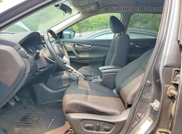 5N1AT2MV4JC705912 2018 NISSAN ROGUE Gray წინა სალონის ხედი