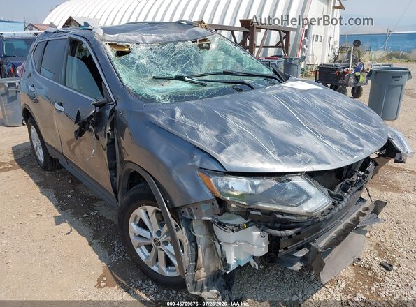 5N1AT2MV4JC843191 2018 NISSAN ROGUE Gray Դիմացի տեսք