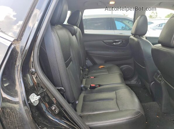 5N1AT2MV4KC727376 2019 NISSAN ROGUE Black Հետևի նստատեղերի տեսք
