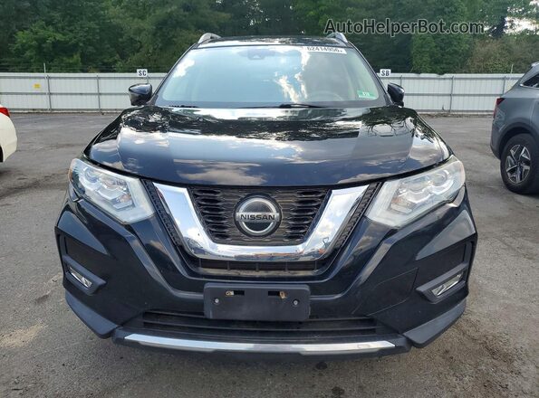 5N1AT2MV4KC727376 2019 NISSAN ROGUE Black Դիմացի տեսք