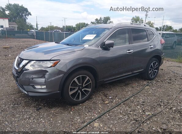 5N1AT2MV4KC736157 2019 NISSAN ROGUE Gray Передня ліва чверть