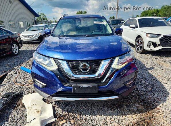 5N1AT2MV4KC746798 2019 NISSAN ROGUE Blue Вид спереду