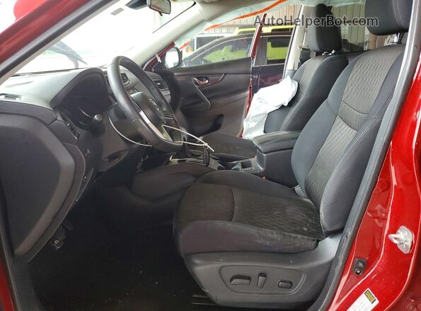 5N1AT2MV4KC783379 2019 NISSAN ROGUE Red Вид салону спереду