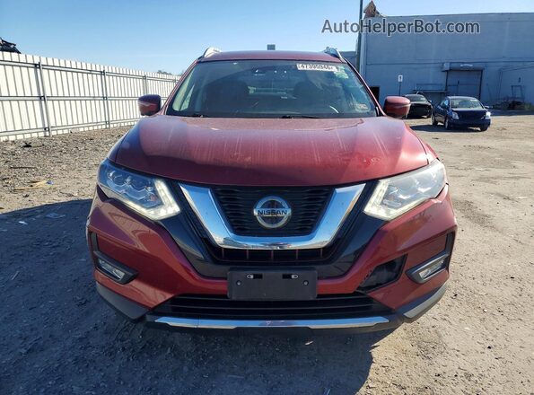 5N1AT2MV4KC802139 2019 NISSAN ROGUE Red Widok z przodu