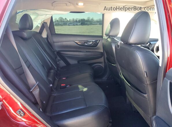 5N1AT2MV4KC802139 2019 NISSAN ROGUE Red Widok wnętrza z tyłu