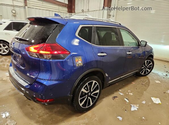 5N1AT2MV4LC738279 2020 NISSAN ROGUE Blue Trasero derecho