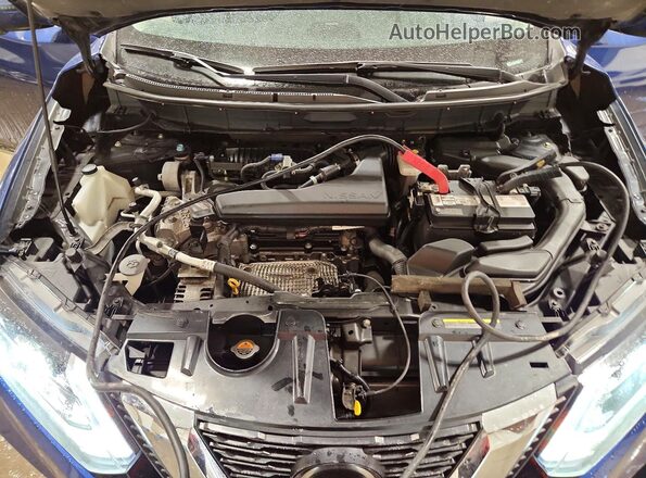 5N1AT2MV4LC738279 2020 NISSAN ROGUE Blue Vista del compartimento del motor