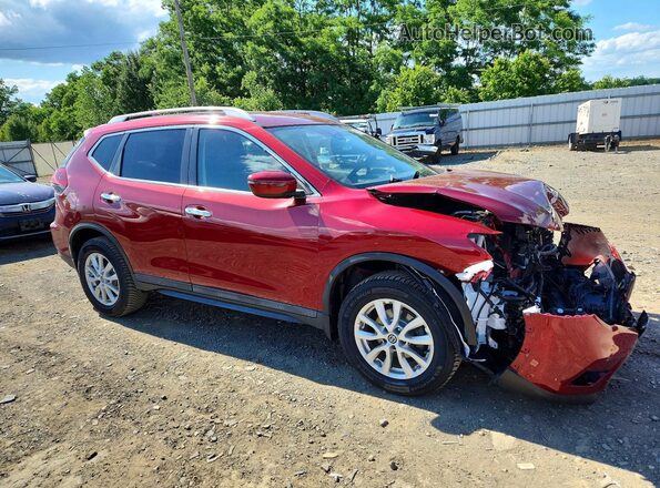 5N1AT2MV4LC762680 2020 NISSAN ROGUE Red Delantero derecho