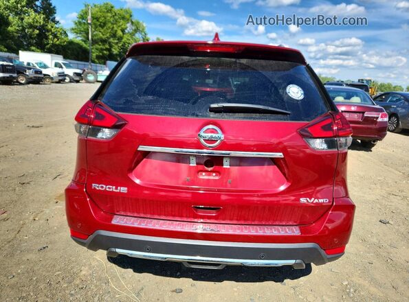 5N1AT2MV4LC762680 2020 NISSAN ROGUE Red Vista trasera