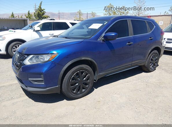 5N1AT2MV4LC806547 2020 NISSAN ROGUE Blue Передня ліва чверть