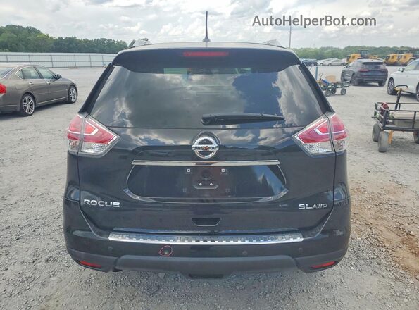 5N1AT2MV5GC759955 2016 NISSAN ROGUE Black Вид ззаду