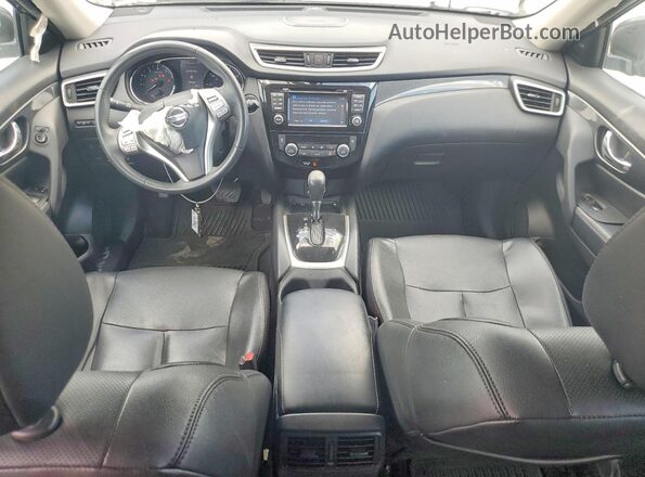 5N1AT2MV5GC759955 2016 NISSAN ROGUE Black Вид панелі приладів