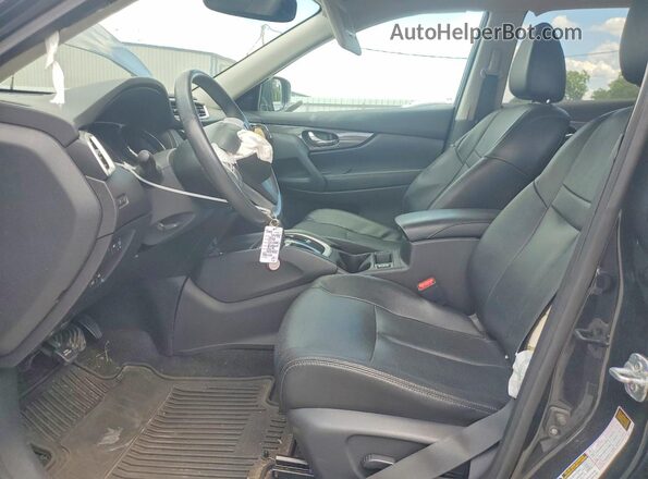 5N1AT2MV5GC759955 2016 NISSAN ROGUE Black Вид салону спереду
