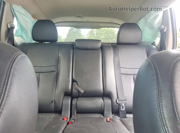 5N1AT2MV5GC759955 2016 NISSAN ROGUE Black Вид задніх сидінь