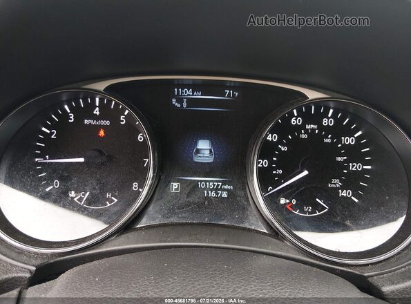 5N1AT2MV5GC774696 2016 NISSAN ROGUE Navy Հետևի նստատեղերի տեսք