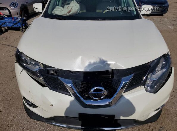 5N1AT2MV5GC777954 2016 NISSAN ROGUE White ძრავის განყოფილების ხედი