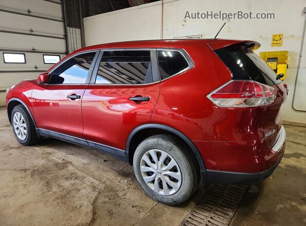 5N1AT2MV5GC912172 2016 NISSAN ROUGUE Red Rear left