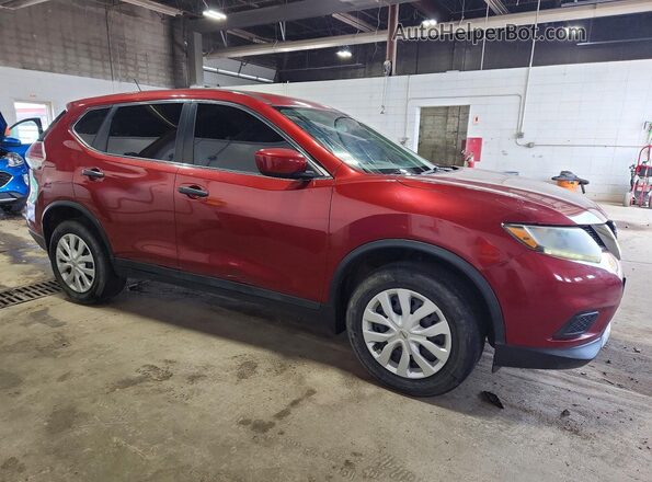 5N1AT2MV5GC912172 2016 NISSAN ROUGUE Red Front right