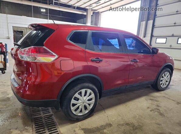 5N1AT2MV5GC912172 2016 NISSAN ROUGUE Red Rear right